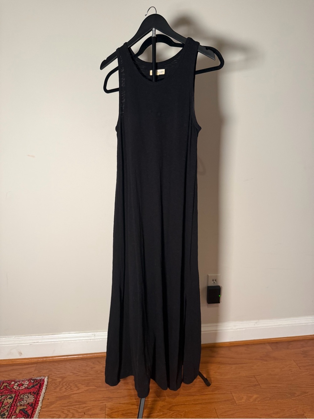 Lou & Grey Black Sleeveless Maxi Dress